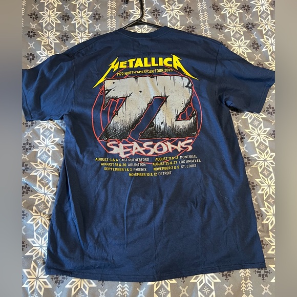 Metallica, Delta Dark Blue Graphic Tee - Picture 3 of 4